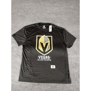 Las Vegas Golden knights T Shirt Men's Black NWT NHL Tee XXL Calhoun Hockey